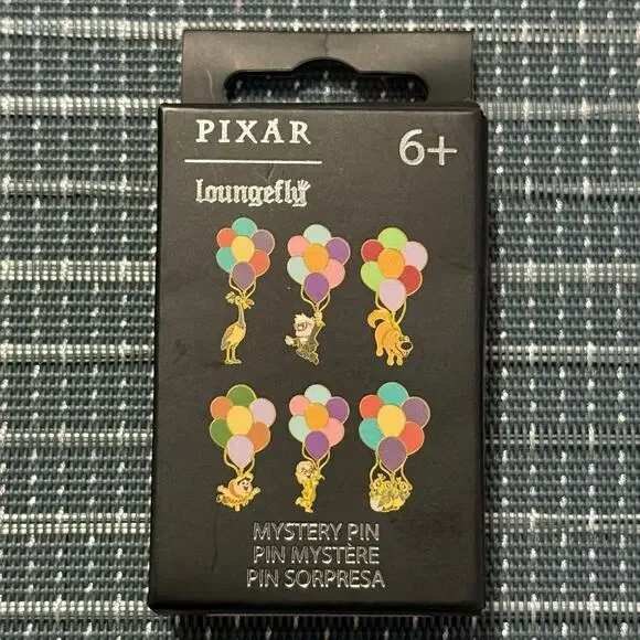 New | Loungefly | Disney Pixar Up Balloon Characters Blind Box Enamel Pin - Picture 3 of 6